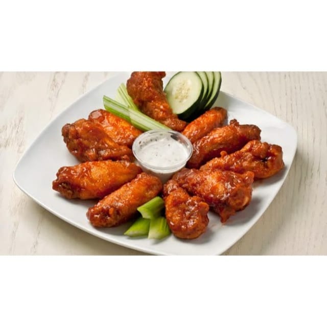 6 Flavored Wing Dings Lunch Special.