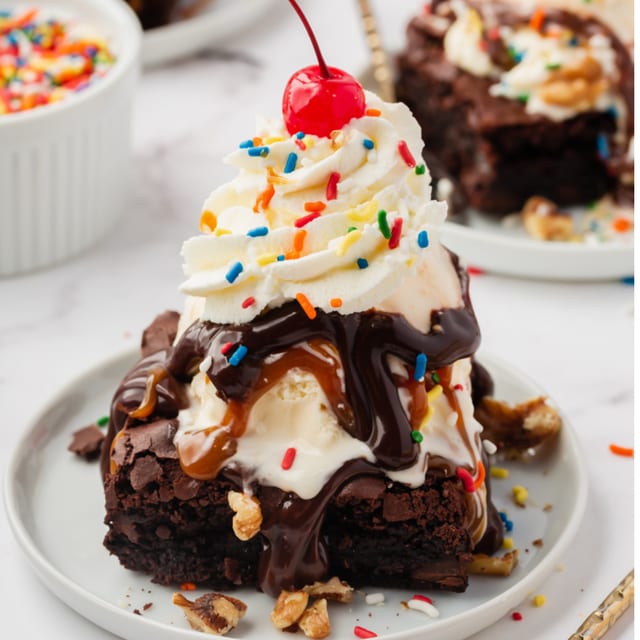 Brownie Sundae.